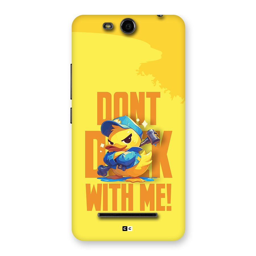 Dont Duck With Me Back Case for Canvas Juice 3 Q392