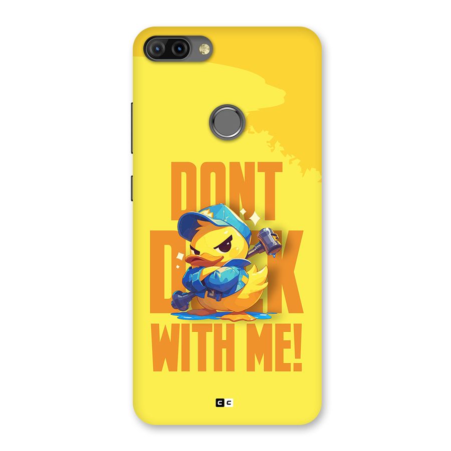Dont Duck With Me Back Case for Infinix Hot 6 Pro