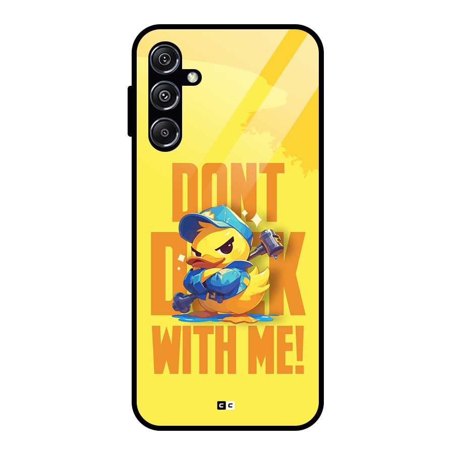 Dont Duck With Me Glass Back Case for Galaxy M34 5G