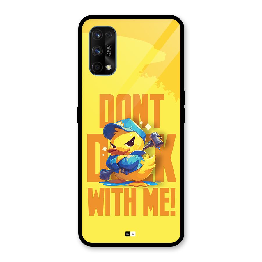 Dont Duck With Me Glass Back Case for Realme 7 Pro