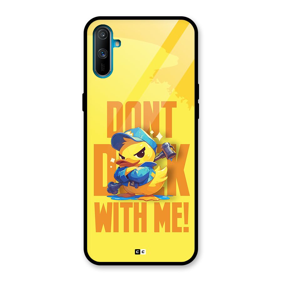 Dont Duck With Me Glass Back Case for Realme C3
