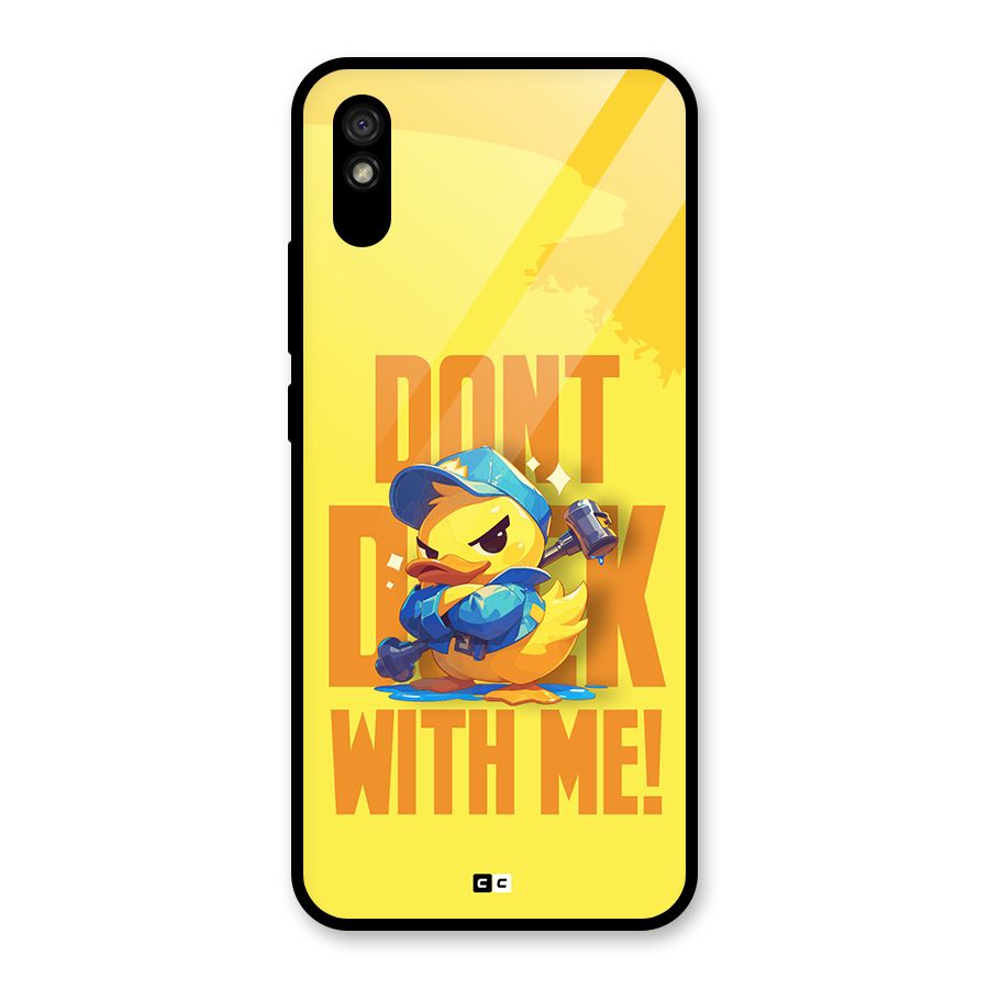 Dont Duck With Me Glass Back Case for Redmi 9i
