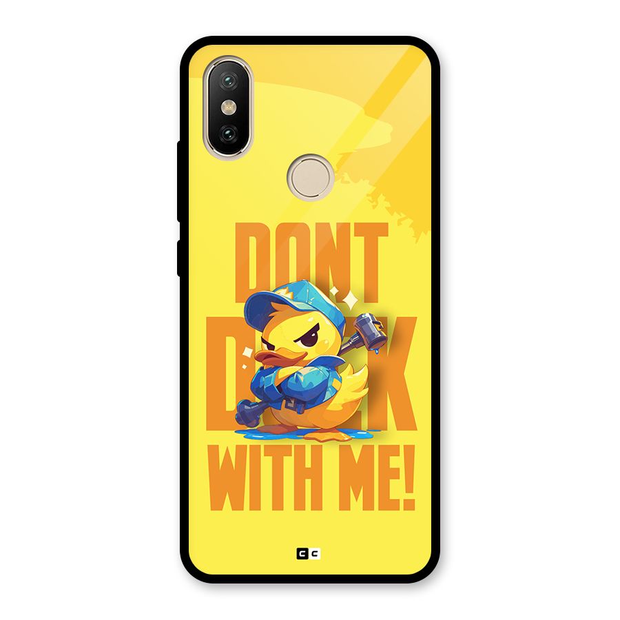 Dont Duck With Me Glass Back Case for Redmi A2