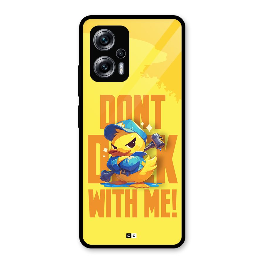 Dont Duck With Me Glass Back Case for Redmi K50i