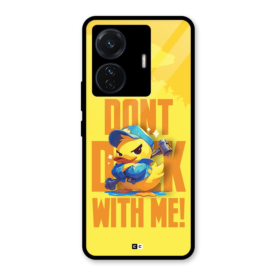 Dont Duck With Me Glass Back Case for Vivo T1 Pro