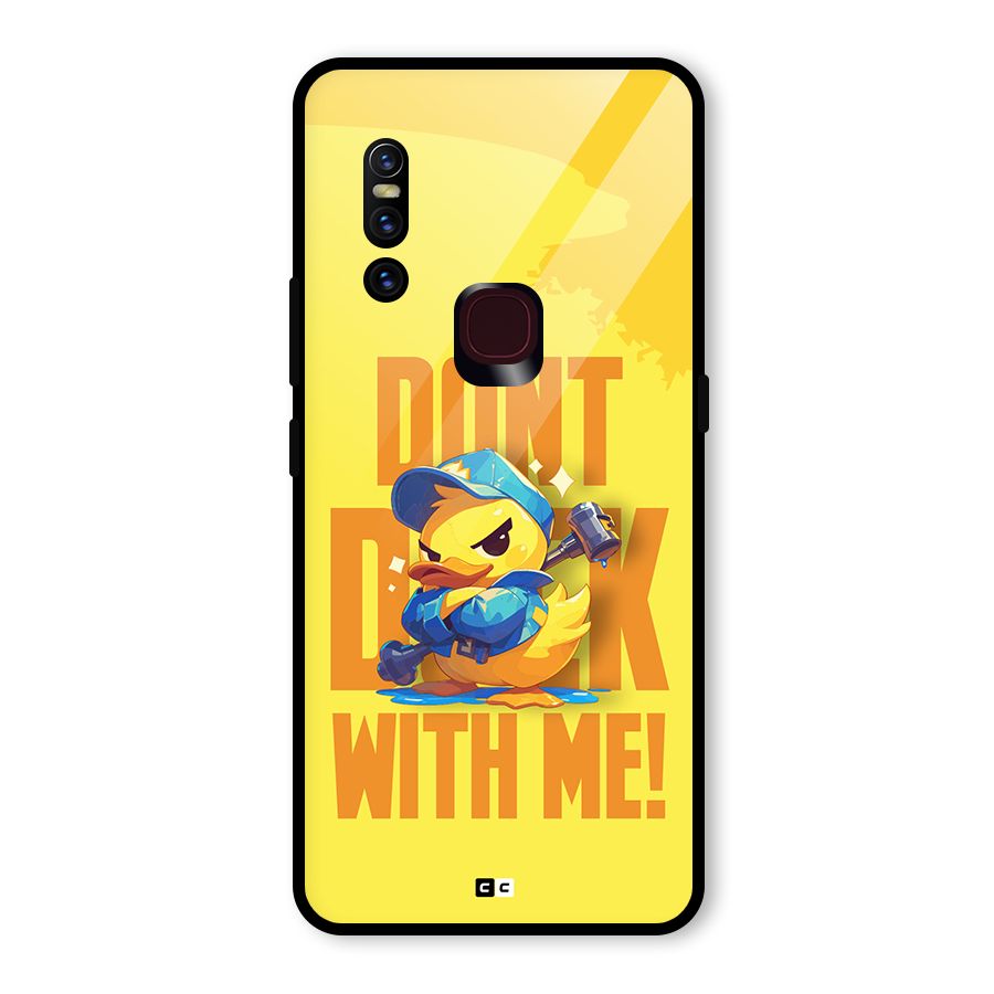 Dont Duck With Me Glass Back Case for Vivo V15