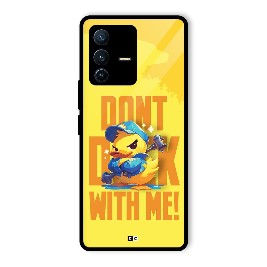 Dont Duck With Me Glass Back Case for Vivo V23 Pro