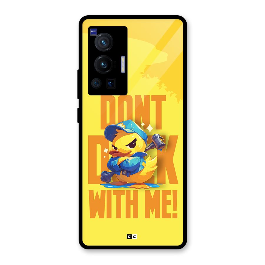 Dont Duck With Me Glass Back Case for Vivo X70 Pro