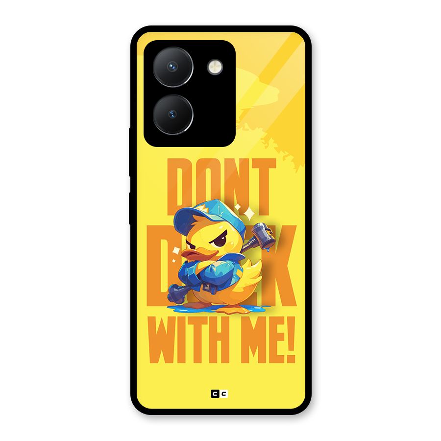 Dont Duck With Me Glass Back Case for Vivo Y36