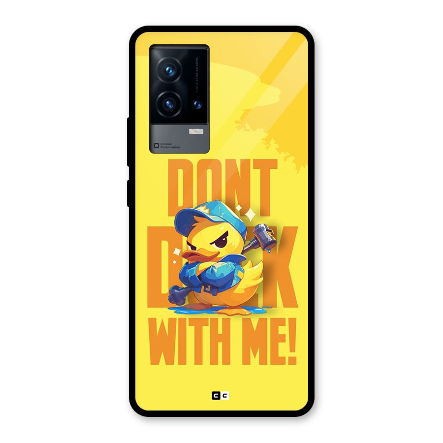 Dont Duck With Me Glass Back Case for iQOO 9 5G