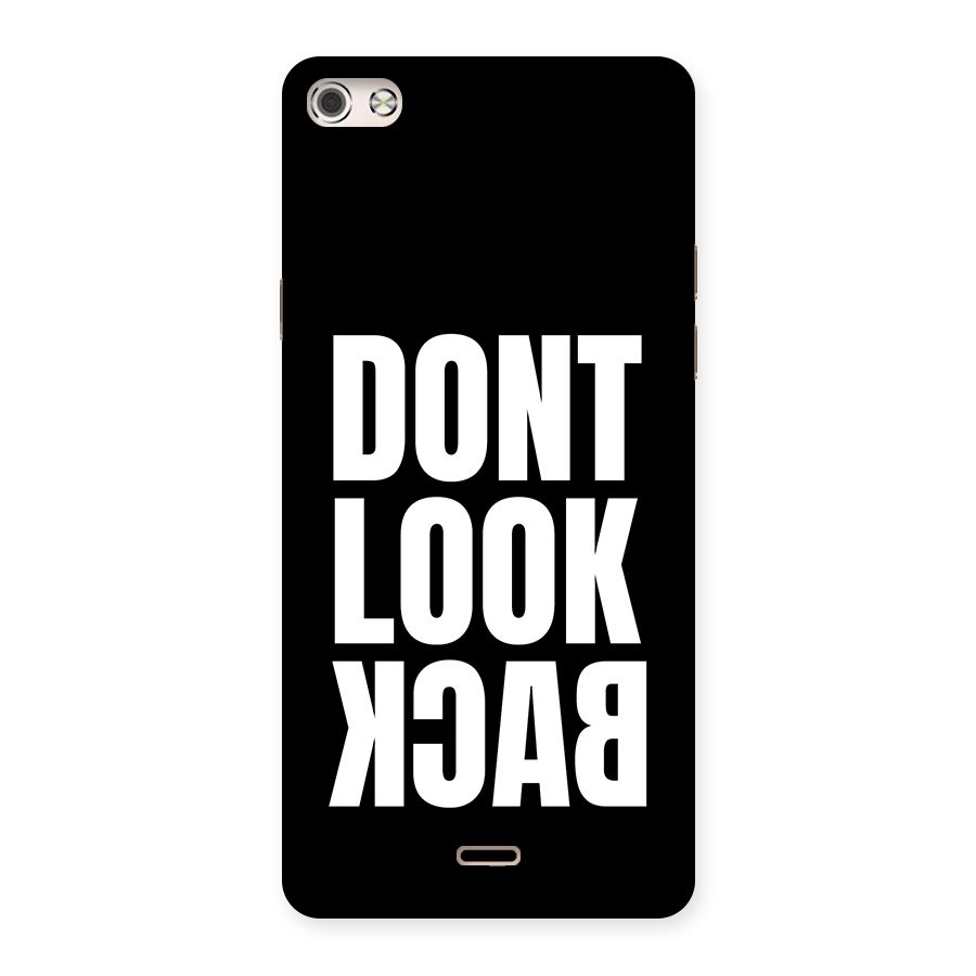 Dont Look Back Back Case for Canvas Silver 5