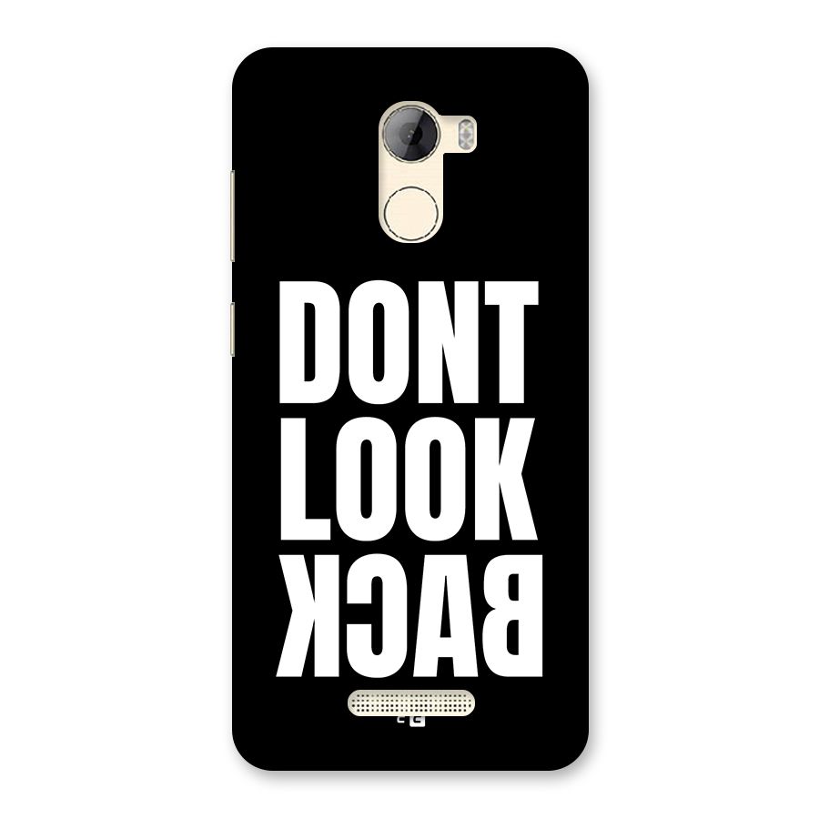Dont Look Back Back Case for Gionee A1 LIte
