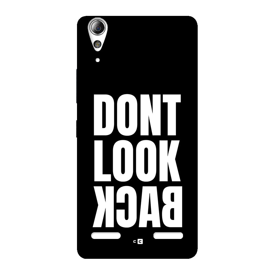 Dont Look Back Back Case for Lenovo A6000 Plus