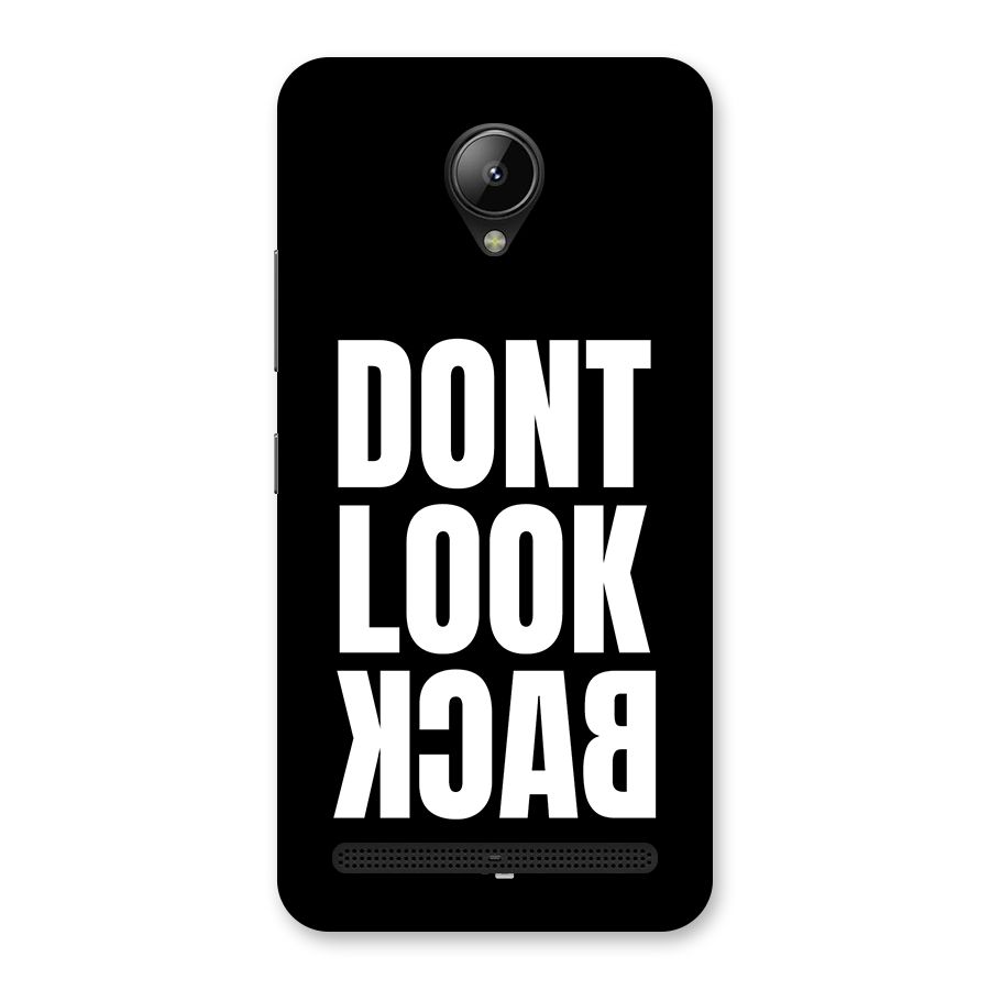 Dont Look Back Back Case for Lenovo C2