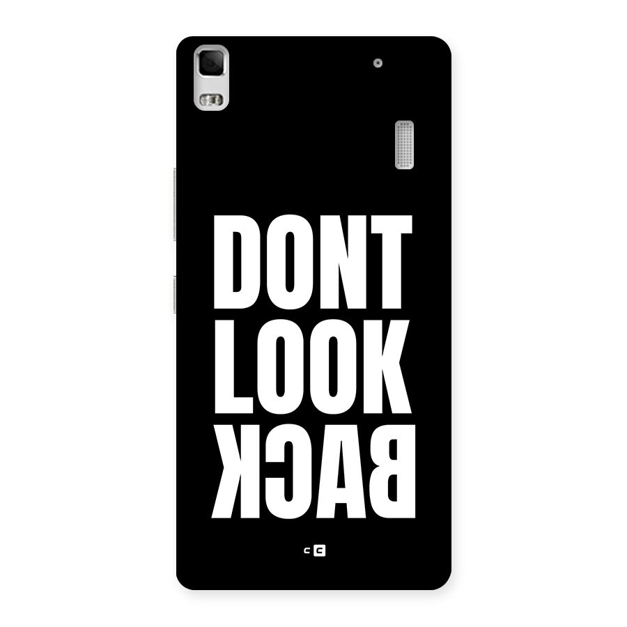 Dont Look Back Back Case for Lenovo K3 Note