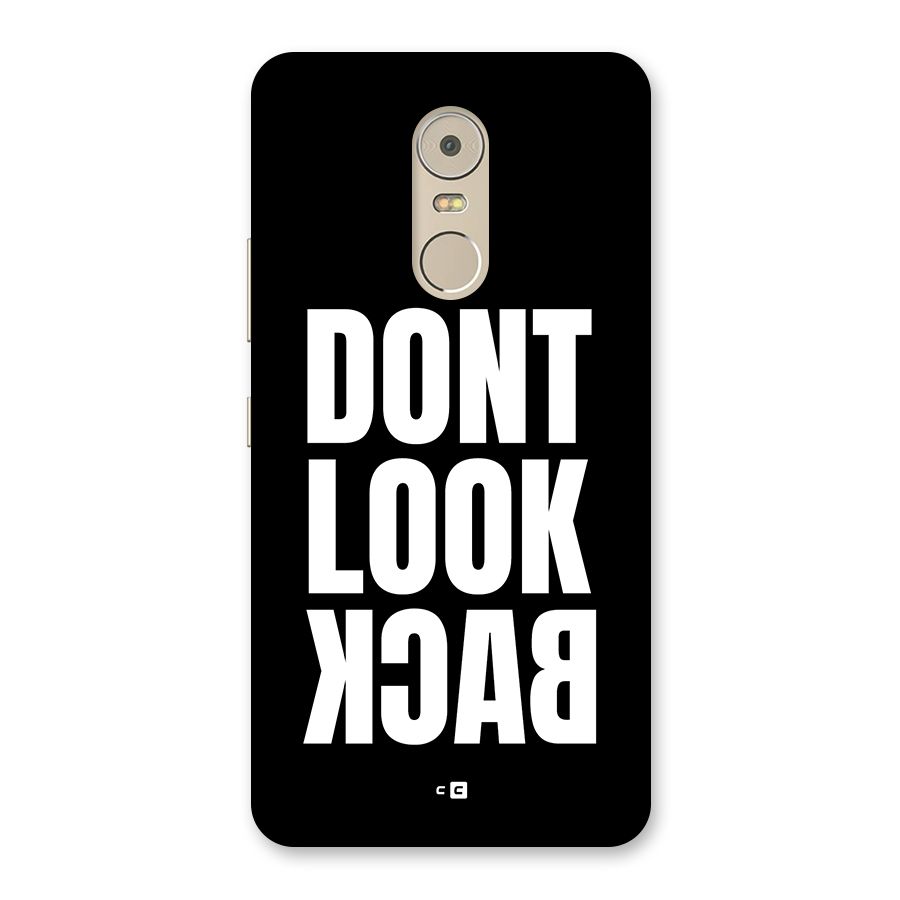 Dont Look Back Back Case for Lenovo K6 Note