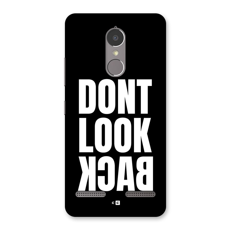 Dont Look Back Back Case for Lenovo K6 Power