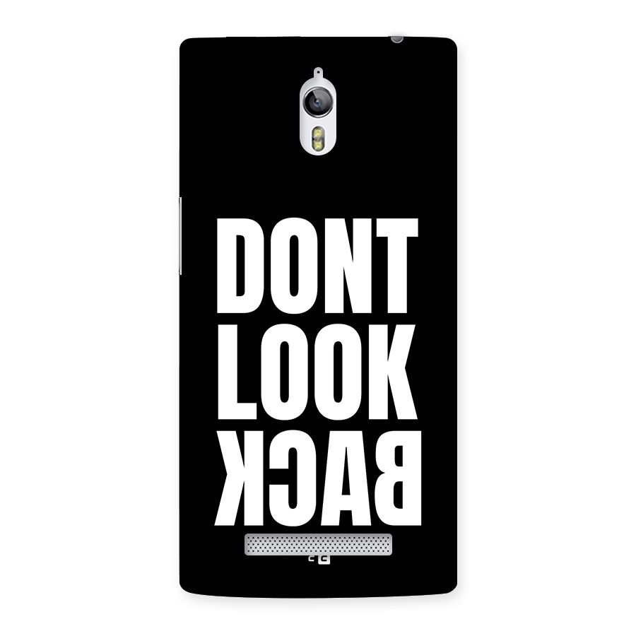 Dont Look Back Back Case for Oppo Find 7