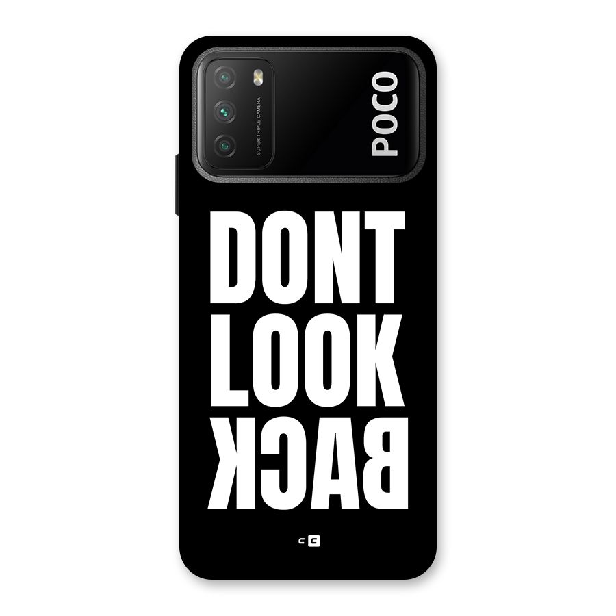Dont Look Back Back Case for Poco M3