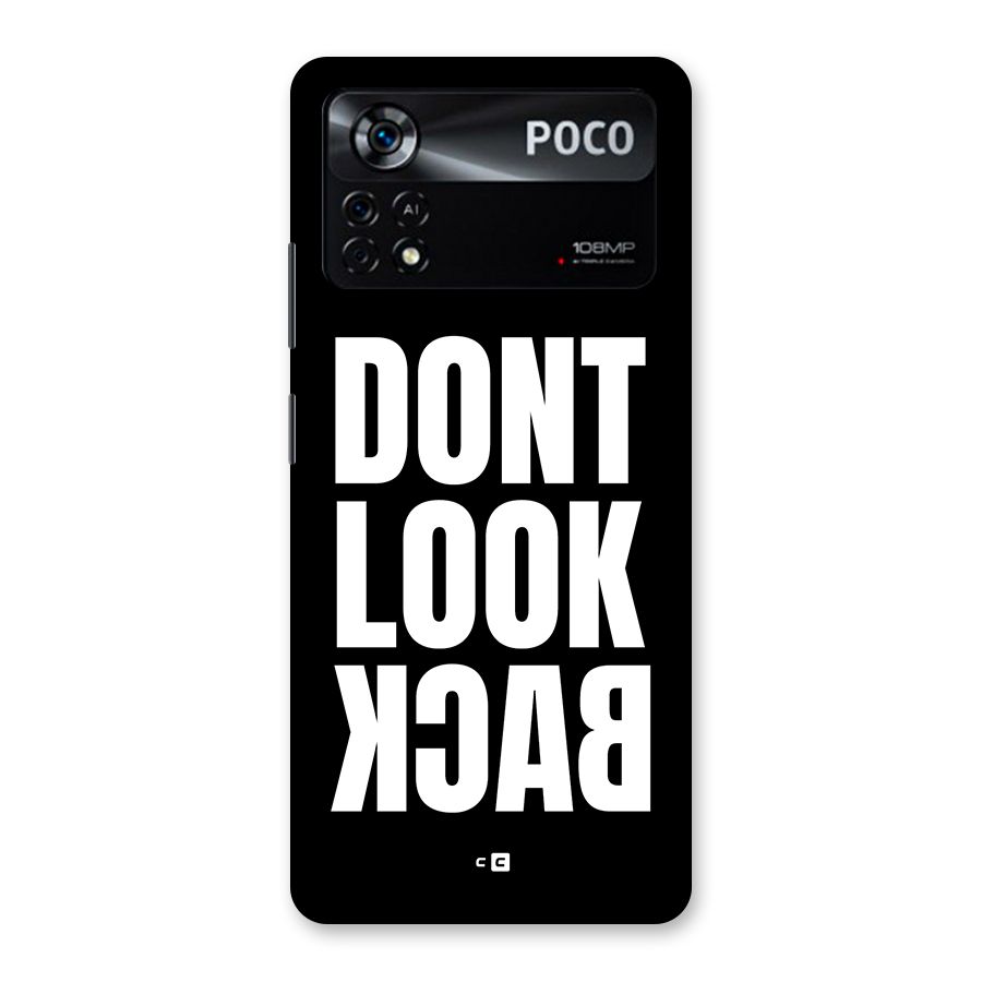Dont Look Back Back Case for Poco X4 Pro 5G