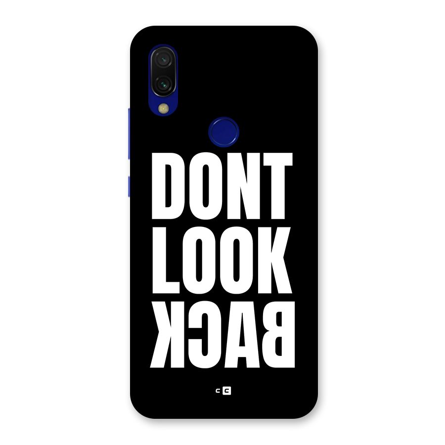 Dont Look Back Back Case for Redmi 7