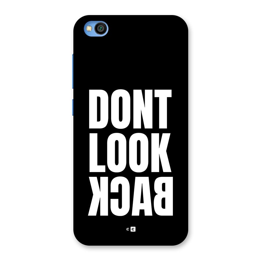 Dont Look Back Back Case for Redmi Go