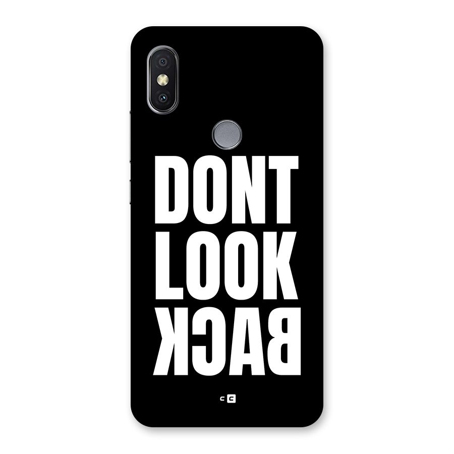 Dont Look Back Back Case for Redmi Y2