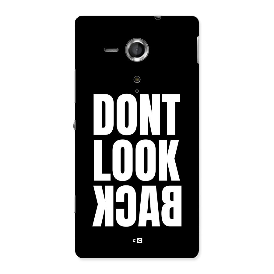 Dont Look Back Back Case for Xperia Sp