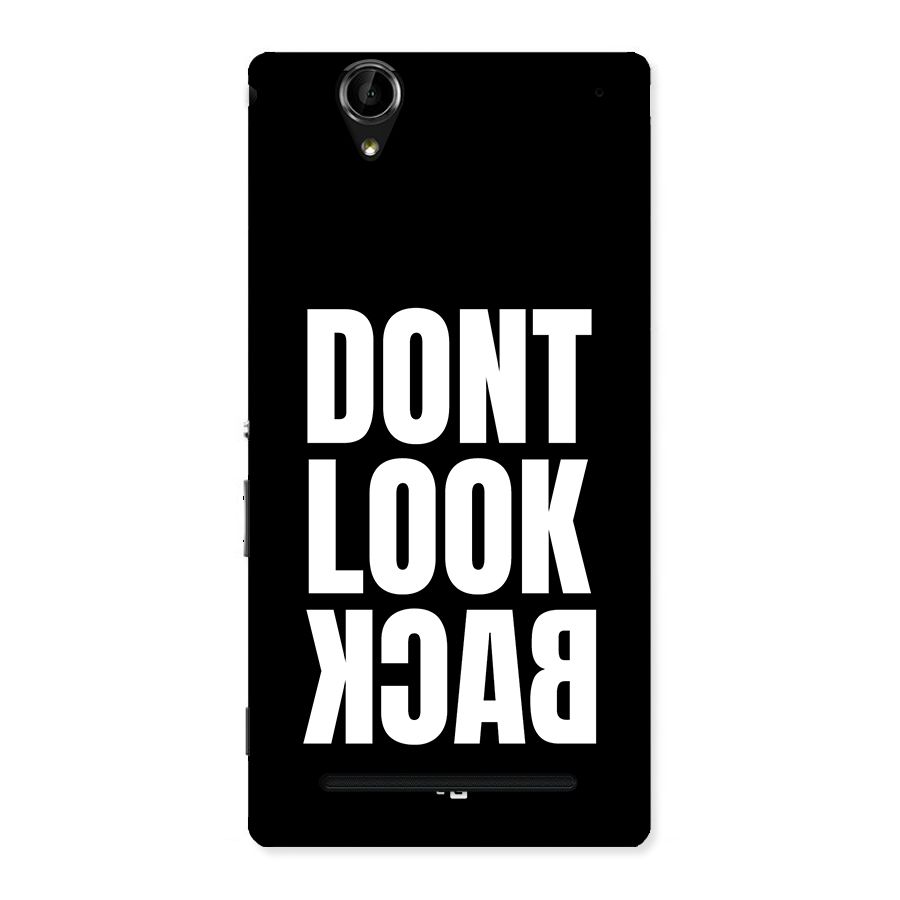 Dont Look Back Back Case for Xperia T2