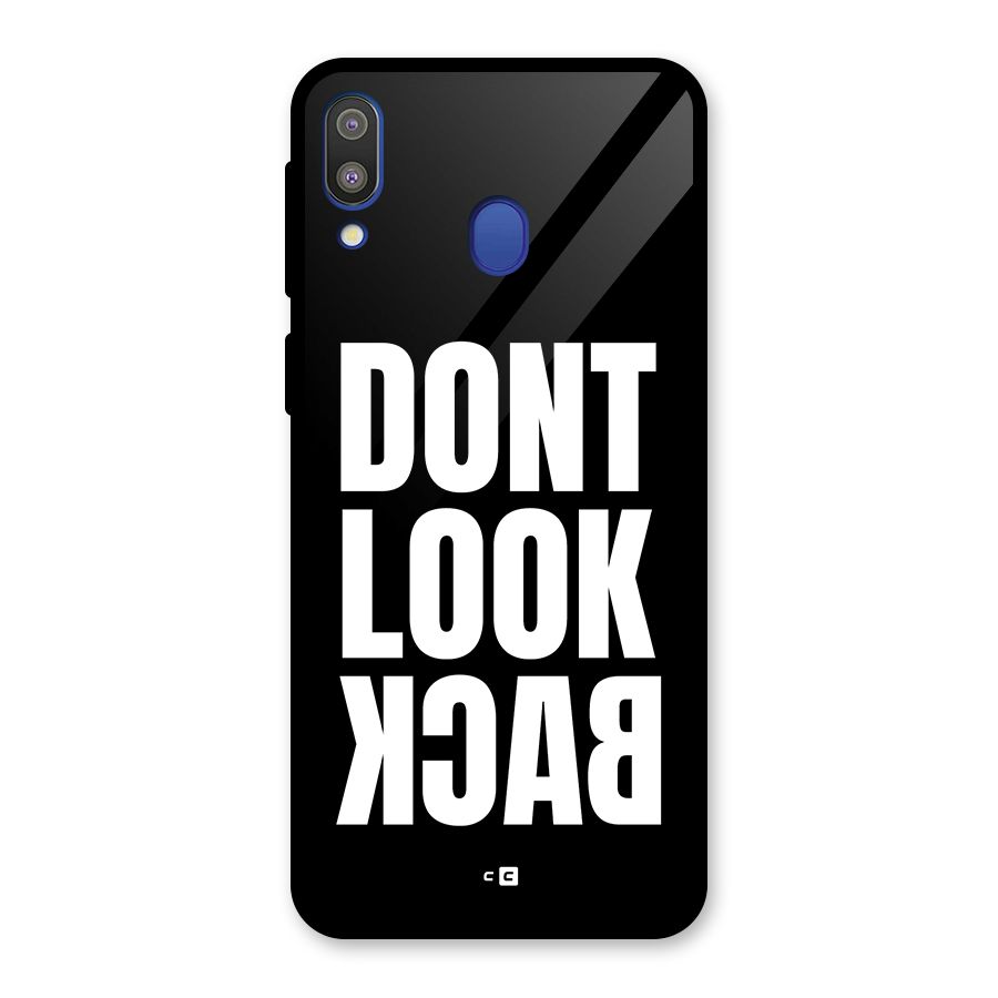 Dont Look Back Glass Back Case for Galaxy M20