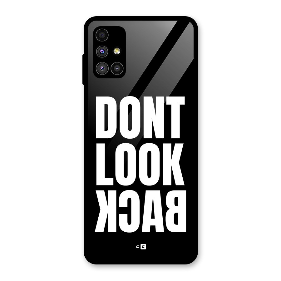 Dont Look Back Glass Back Case for Galaxy M51