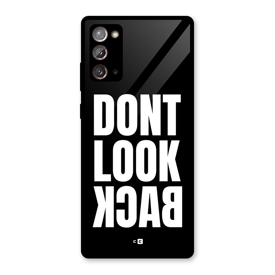 Dont Look Back Glass Back Case for Galaxy Note 20