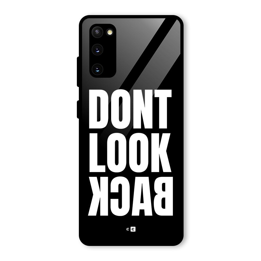Dont Look Back Glass Back Case for Galaxy S20 FE 5G