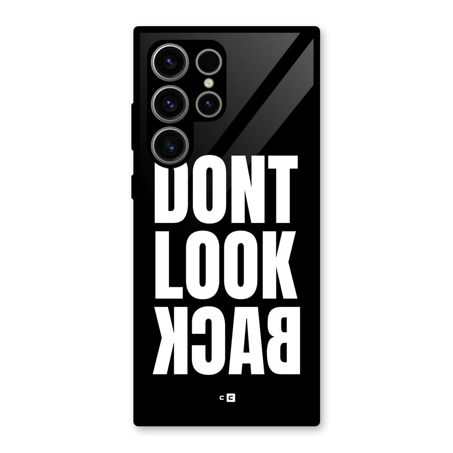 Dont Look Back Glass Back Case for Galaxy S23 Ultra