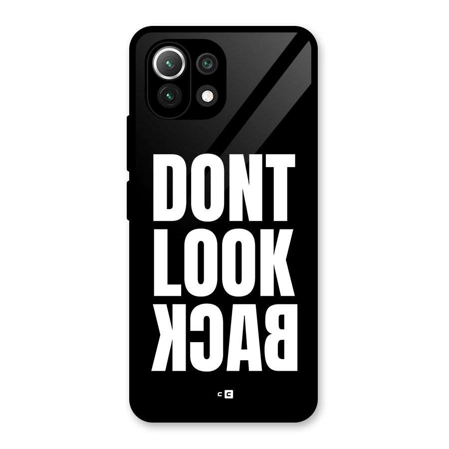 Dont Look Back Glass Back Case for Mi 11 Lite NE 5G
