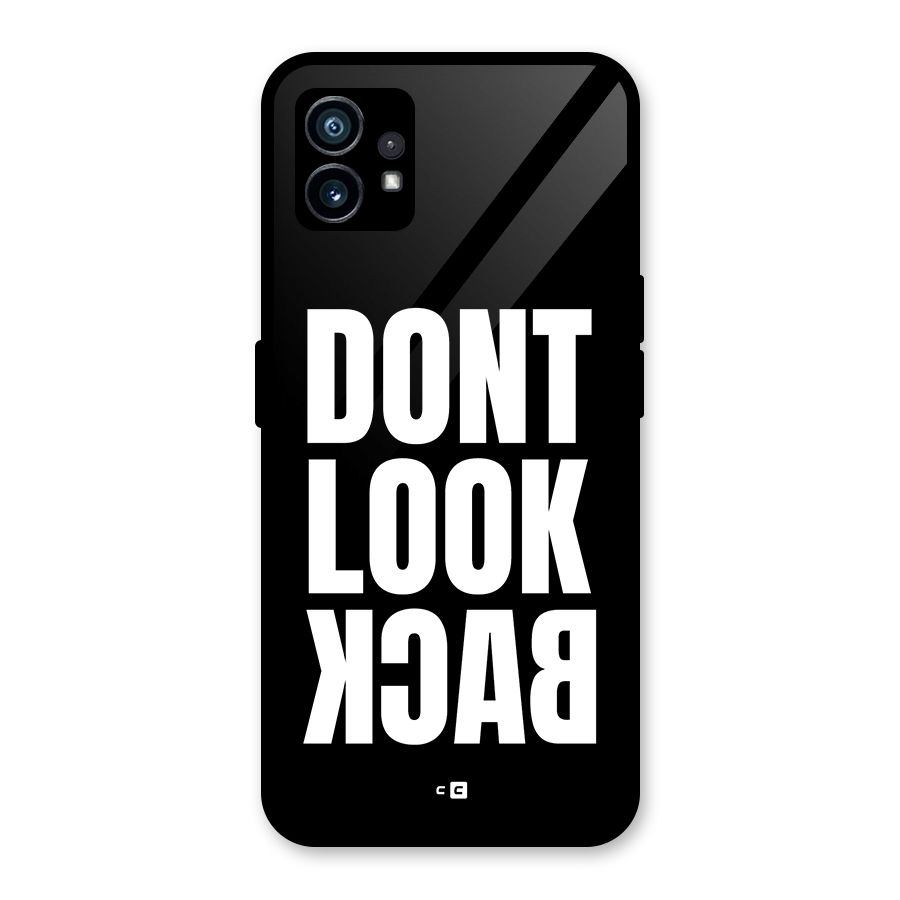 Dont Look Back Glass Back Case for Nothing Phone 1