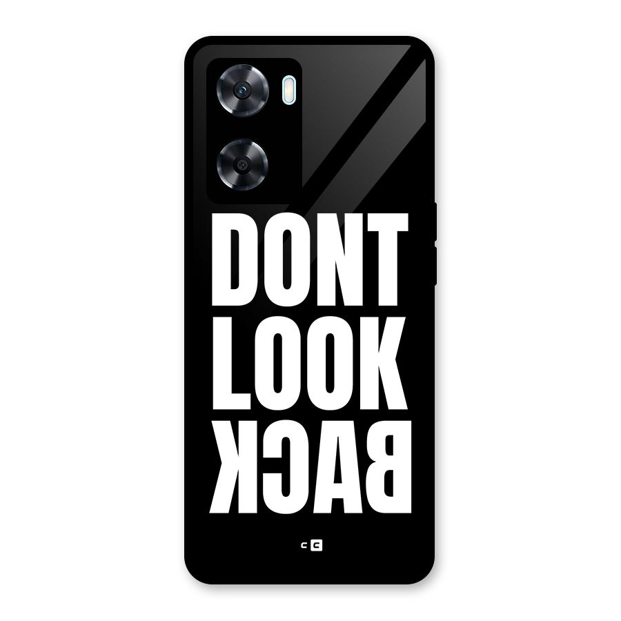 Dont Look Back Glass Back Case for Oppo A77s
