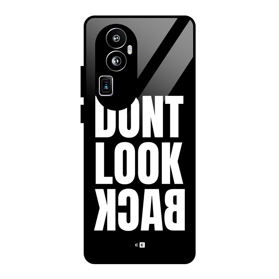 Dont Look Back Glass Back Case for Oppo Reno10 Pro Plus