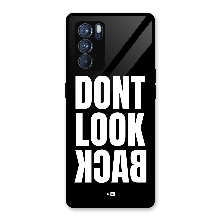 Dont Look Back Glass Back Case for Oppo Reno6 Pro 5G