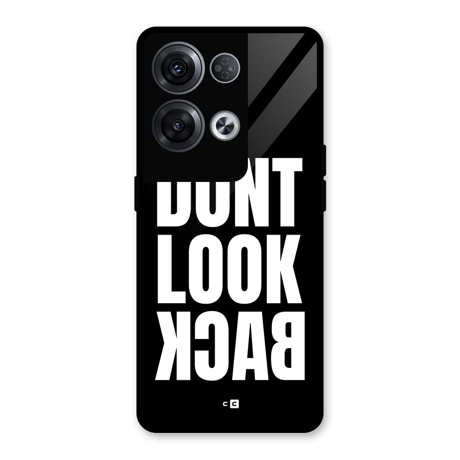 Dont Look Back Glass Back Case for Oppo Reno8 Pro 5G