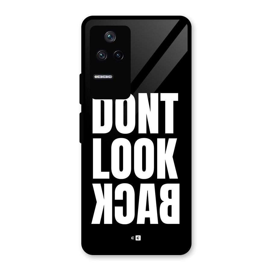 Dont Look Back Glass Back Case for Poco F4 5G