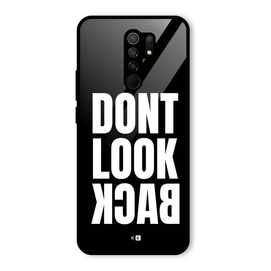 Dont Look Back Glass Back Case for Poco M2