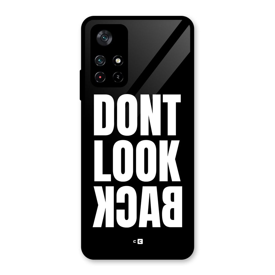 Dont Look Back Glass Back Case for Poco M4 Pro 5G
