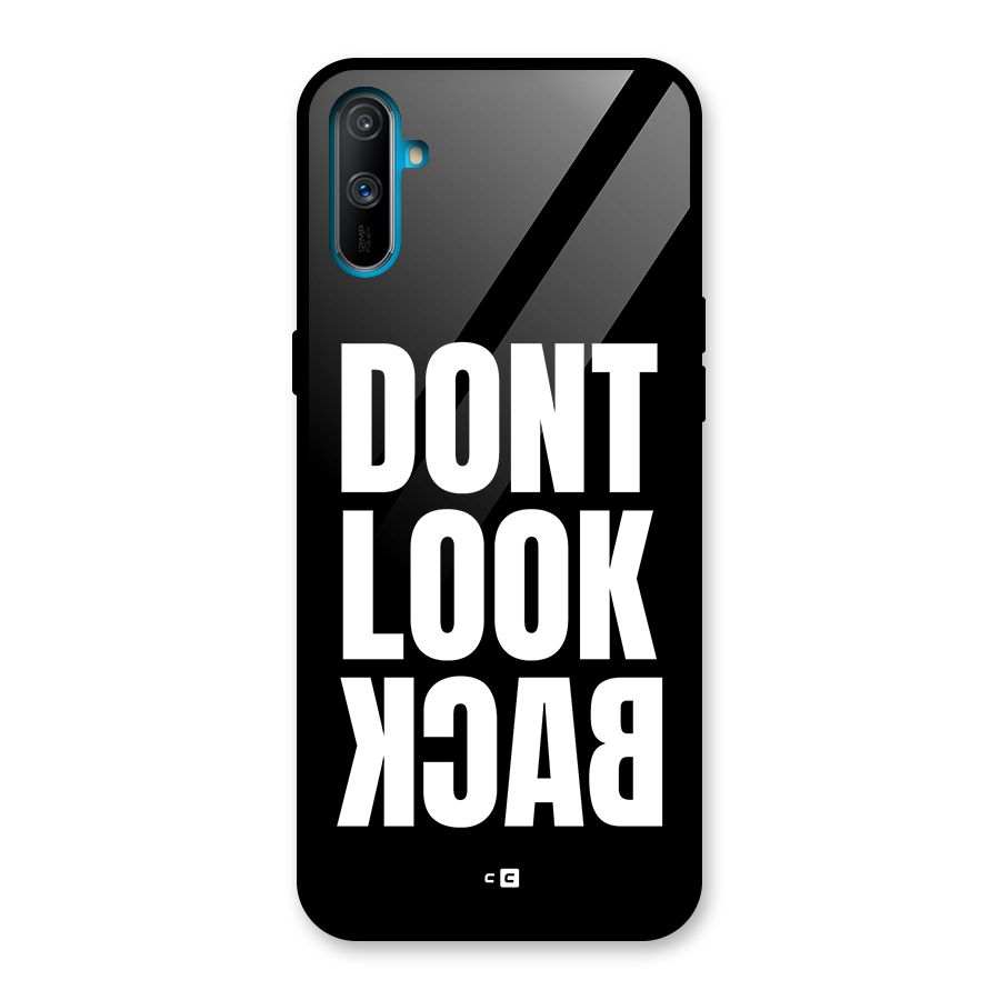 Dont Look Back Glass Back Case for Realme C3