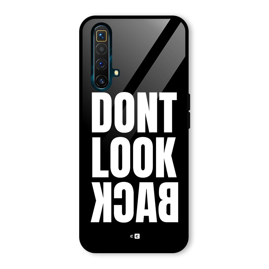 Dont Look Back Glass Back Case for Realme X3