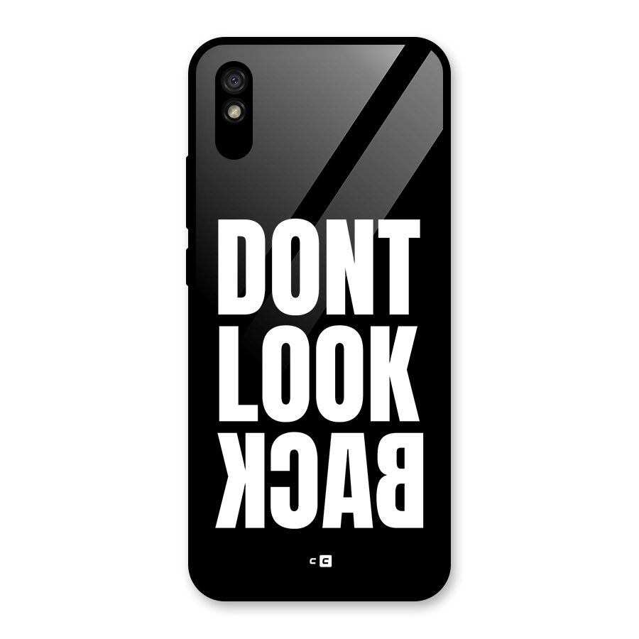 Dont Look Back Glass Back Case for Redmi 9i