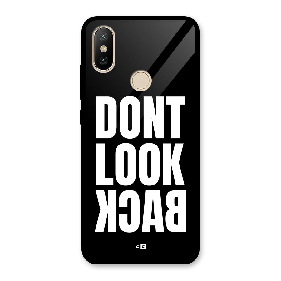 Dont Look Back Glass Back Case for Redmi A2