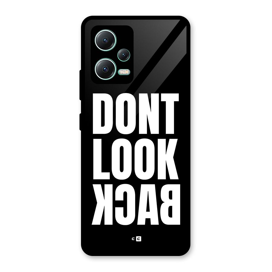 Dont Look Back Glass Back Case for Redmi Note 12 5G