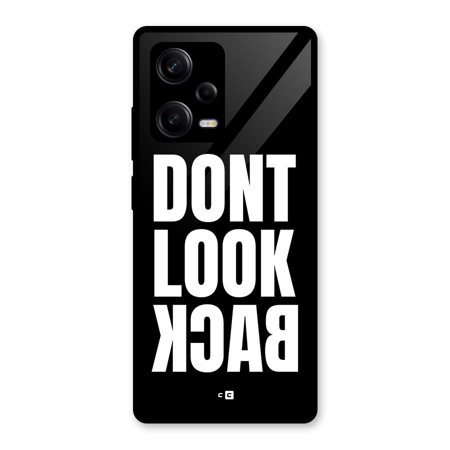 Dont Look Back Glass Back Case for Redmi Note 12 Pro