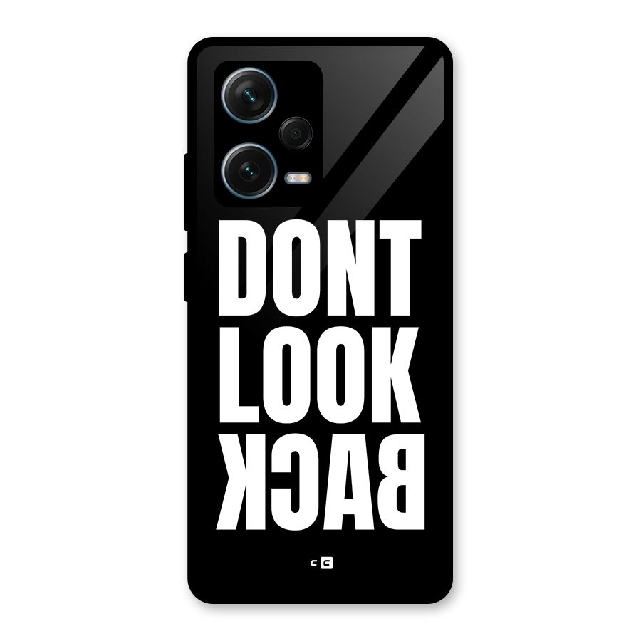 Dont Look Back Glass Back Case for Redmi Note 12 Pro Plus 5G